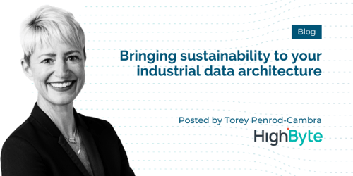 Bringing sustainability to your industrial data architecture