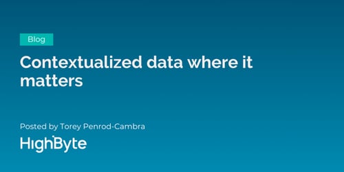 Contextualized data where it matters