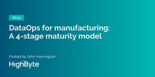 DataOps for manufacturing: A 4-stage maturity model