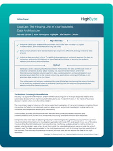 DataOps: The Missing Link in Your Industrial Data Architecture