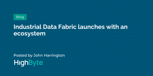 Industrial Data Fabric launches with an ecosystem