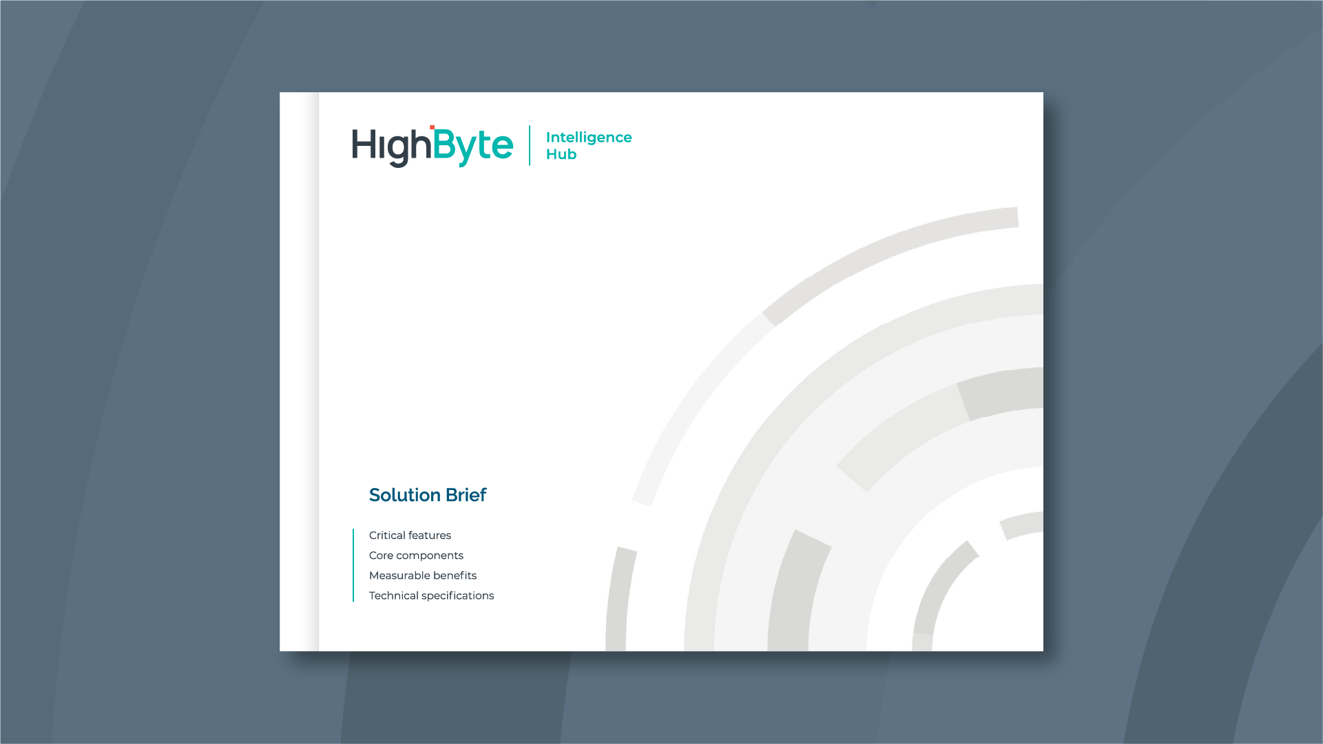 HighByte Intelligence Hub Version 4.0 Solution Brief