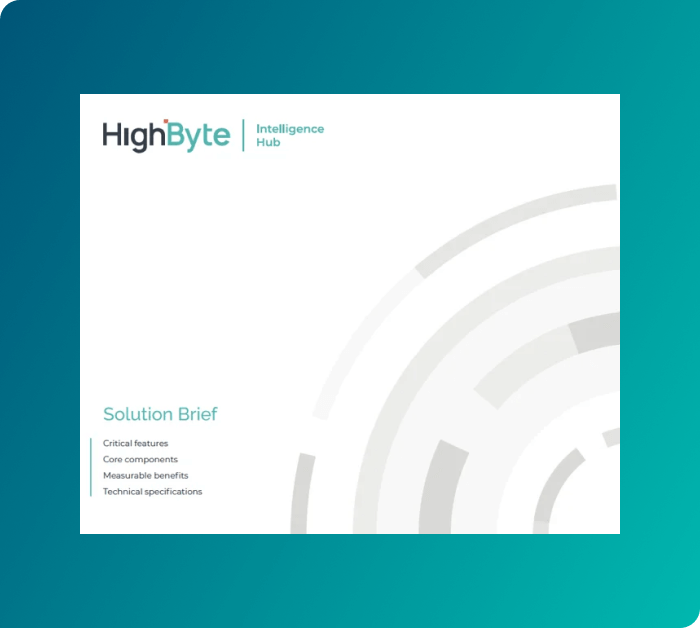 HighByte Intelligence Solution Brief